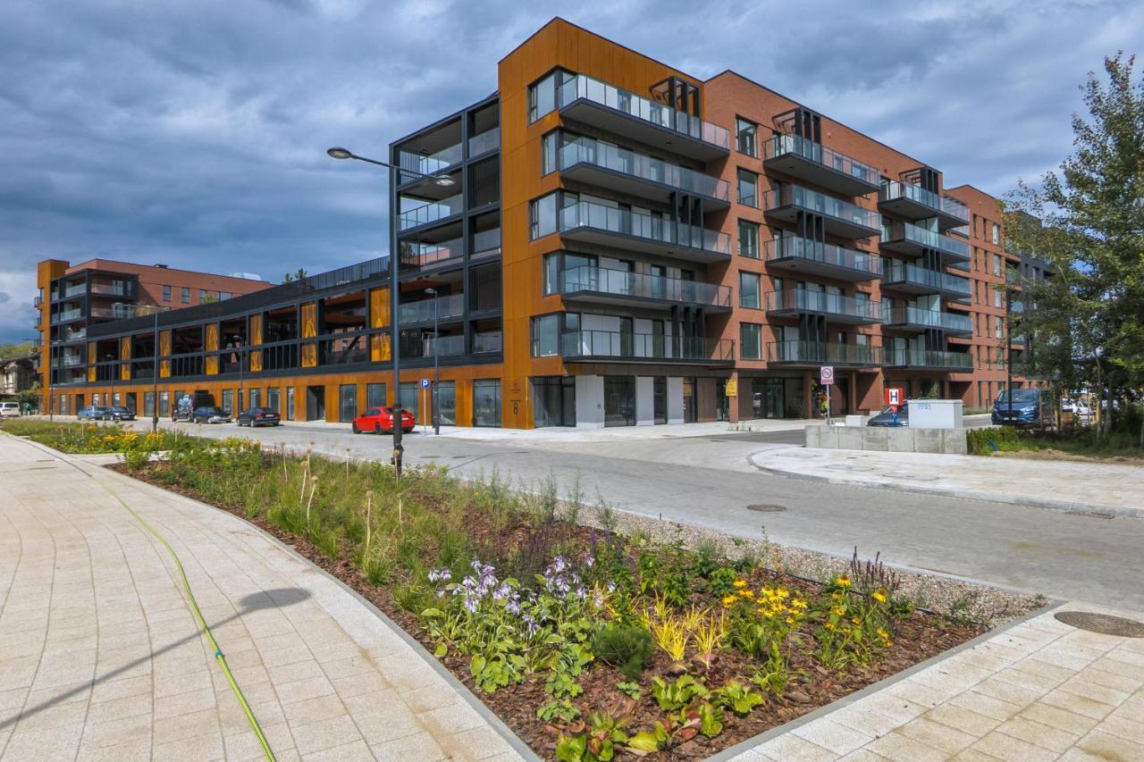 Sienna Grobla Apartment With View Of The Motlawa Terrace & Sauna, Gym By Noclegi Renters Gdańsk Buitenkant foto